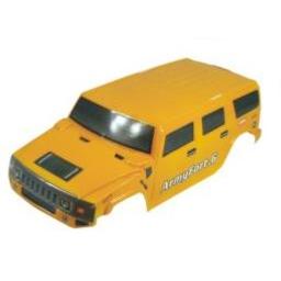 Carroceria Hummer 1/10 amarilla