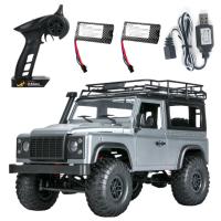 Coche crawler RC Land Rover D90 MN-99S escala 1/12 todoterreno RTR 2.4Ghz + Batería extra