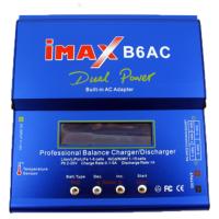 Cargador IMAX B6AC 12V Y 220V 80W 6A Carga todo tipo de baterías- CON CONECTOR TRAXXAS INCLUIDO