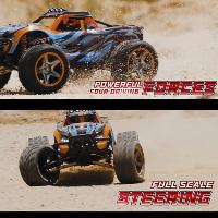 Coche MONSTER Wltoys 104009 resistente RTR 4x4 escala grande 1:10 con batería LIPO 45km/h