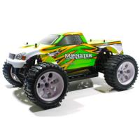 Coche Monster 4x4 1/10 Brontosaurus HSP escobillas Lipo 2S-3S NUEVA VERSION EMISORA AJUSTABLE