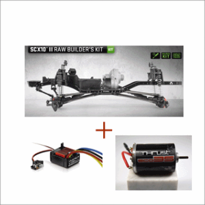 AXIAL SCX10 II RAW BUILDERS KIT CON MOTOR 35T Y VARIADOR 1060