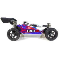  B8 JR BUGGY NITRO 1/8 EXTREME MOTOR 25 ROJO (LISTO PARA CORRER)