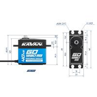 SERVO KAVAN 1280MG 0,08SEG 40KG PARA 1/5 COCHES