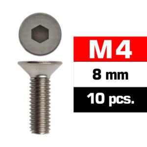 TORNILLOS M4X8MM AVELLANADO ULTIMATE 10 UNID