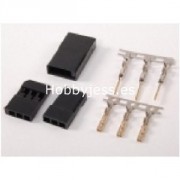 Conector macho hembra para servo