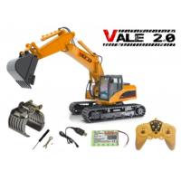 EXCAVADORA RC CON DOS UTILES METALICOS RTR 1/14 VALE 2.0 DF MODELS