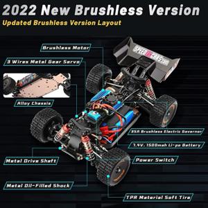 Coche Buggy brushless Wltoys 184016 V3 4X4 escala 1:18 75km/h CON BATERIA EXTRA