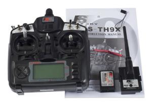 Emisora Fly Sky 9 canales y receptor 8ch FS-TH9X 2.4GHz