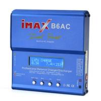Cargador IMAX B6AC 12V Y 220V 80W 6A Carga todo tipo de baterías- CON CONECTOR TRAXXAS INCLUIDO