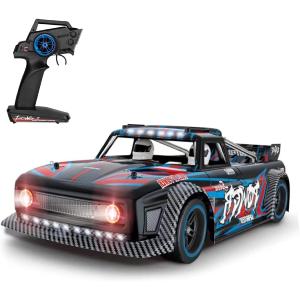 Coche drifting pista 4x4 con motor Brushless Wltoys 104072 STREET BASHER RTR 4WD escala 1:10 LIPO 60km/h con luces