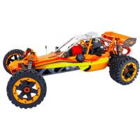 Coche Rovan 1/5 aluminio con motor 30,5cc y radio fsgt3c naranja