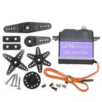 JX SERVO DC6015 - Servo DIGITAL JX 15kg con caja metal piñones de metal 60g coches RC