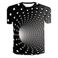 CAMISETA CON ESTAMPADO 3D HOMBRE TRANSPIRABLE TALLA XL HUECO