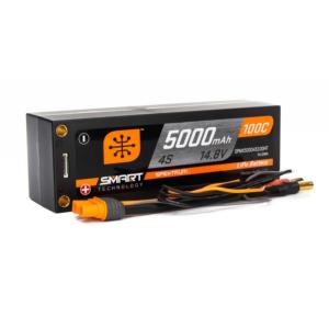 SMART LiPo 5000mAh 14.8V 4S 100C Hardcase Shorty IC3