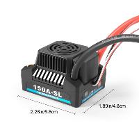 Variador brushless 150A Platinum 150A-SL 5A BEC para coches 1/8 1/10 con tarjeta programadora BATERIA LIPO 2S-4S con TARJETA