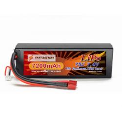 BATERIA LIPO 7200MAH 2S 11,1V 50C CAJA DURA