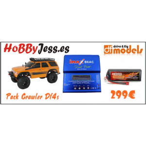 CRAWLER DF MODELS DF4S 313MM CON CARGADOR IMAX Y BATERIA 7200MAH