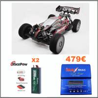 HOBAO HYPER SSE 1/8 RTR BUGGY CON 100A ESC Y RADIO PACK RTR CON BATERIAS Y CARGADOR