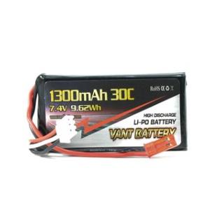 BATERIA LIPO 7,4V 1300MAH 30C CONECTOR JST