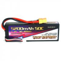 BATERIA LIPO 7,4V 5200MAH 50C CAJA DURA