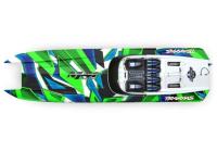 Traxxas 57046-4 Catamarán M41 Barco de carreras sin escobillas de fuselaje ancho TSM