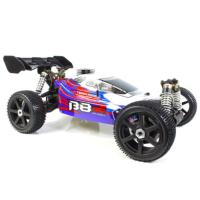  B8 JR BUGGY NITRO 1/8 EXTREME MOTOR 25 ROJO (LISTO PARA CORRER)