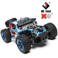 Coche offroad 1/28 WLtoys Bashers 284161 RTR 2.4GHz velocidad 30km chasis de metal emisora V8 + BATERIA EXTRA