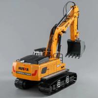 EXCAVADORA RC PROFESIONAL METALICA HUINA 1599 2.4GHZ 1:14 RTR + BATERIA EXTRA 599