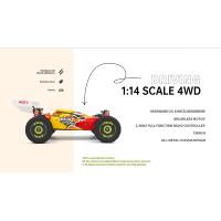 PACK 144010 BRUSHLESS 1/14 CON TRES BATERIAS RTR 