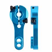 Brazo aluminio servo AZUL 35MM 25T FUTABA Y EQUIVALENTES