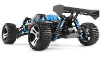 Coche Buggy Wltoys 184011 4x4 escala 1:18 velocidad de 30km/h AZUL completo emisora 2.4G + BATERIA EXTRA