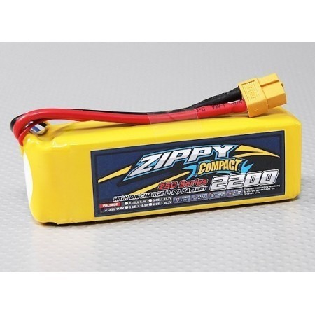 Bateria Zippy 2200mAh 4S (14,8V) 25-35C