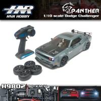 Coche Brushless asfalto touring HONGNOR Challenger escala 1:10 RTR. 80Km/h ROJO H9802