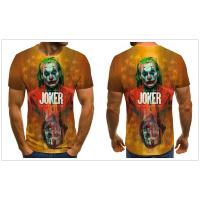 CAMISETA CON ESTAMPADO 3D HOMBRE TRANSPIRABLE TALLA L JOKER