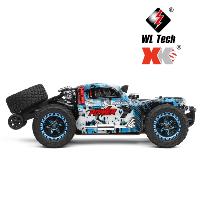 Coche offroad 1/28 WLtoys Bashers 284161 RTR 2.4GHz velocidad 30km chasis de metal emisora V8 + BATERIA EXTRA