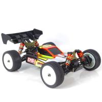 COCHE BRUSHLESS BUGGY 1/14 LC RACING EMB-1H RTR LIPO VERSION (7,4V) BLANCO NARANJA