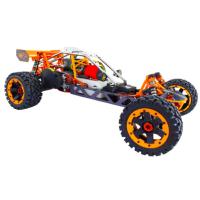 Coche Rovan 1/5 aluminio con motor 30,5cc y radio fsgt3c naranja