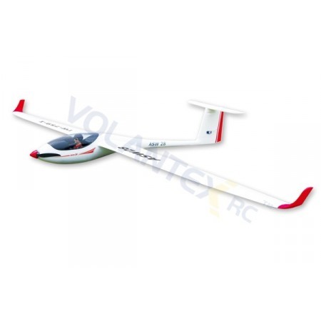 Avión ASW28 2600mm 5 canales con radio fst6 bateria 2200 y cargador