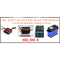 COMBO CRAWLER MOTOR+VARIADOR+TARJETA+SERVO