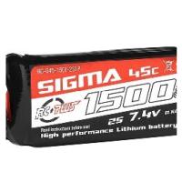 RC Plus Li-Po Batterypack Sigma 45C 1500 mAh 2S1P 7.4V XT-60