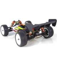 COCHE BRUSHLESS BUGGY 1/14 LC RACING EMB-1H RTR LIPO VERSION (7,4V) BLANCO NARANJA