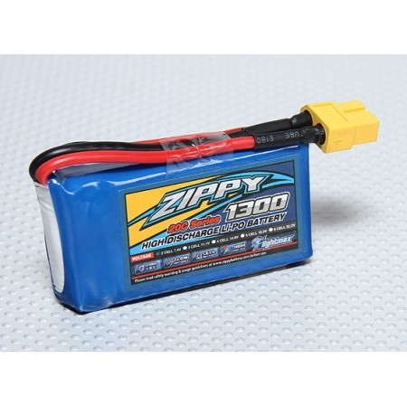 Batería Zippy 1300mHa 2S(7,4V) 20C-30C