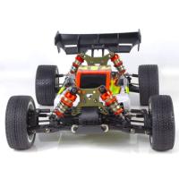 COCHE BRUSHLESS BUGGY 1/14 LC RACING EMB-1H RTR LIPO VERSION (7,4V) BLANCO NARANJA