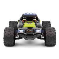 Coche Monster 4x4 Wltoys 144002 VERDE escala 1:14 60km/h con motor 550 con emisora LCD + BATERIA EXTRA