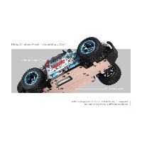 Coche offroad 1/28 WLtoys Bashers 284161 RTR 2.4GHz velocidad 30km chasis de metal emisora V8 + BATERIA EXTRA