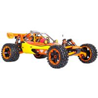 Coche Rovan 1/5 aluminio con motor 30,5cc y radio fsgt3c naranja