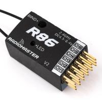 Receptor R86 V2 6ch Frsky D8 / D16 Compatible Futaba SFHSS PWM