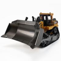 BULLDOZER EXCAVADORA CON ORUGA Y ESCARIFICADORA HUINA1569 1/16 2.4HGZ