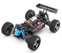 Coche Buggy Wltoys 184011 4x4 escala 1:18 velocidad de 30km/h AZUL completo emisora 2.4G + BATERIA EXTRA